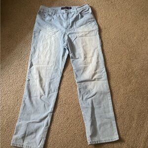 Gloria Vanderbilt Light Blue Straight Jeans 12p